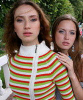 Russian models at Peterhof