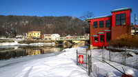 Downtown Shelburne Falls winter 05